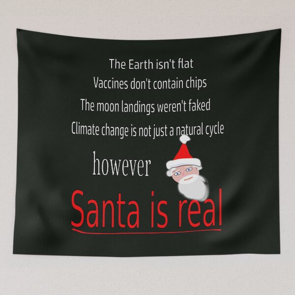 Item preview, Santa is real designed and sold by CottagePop.