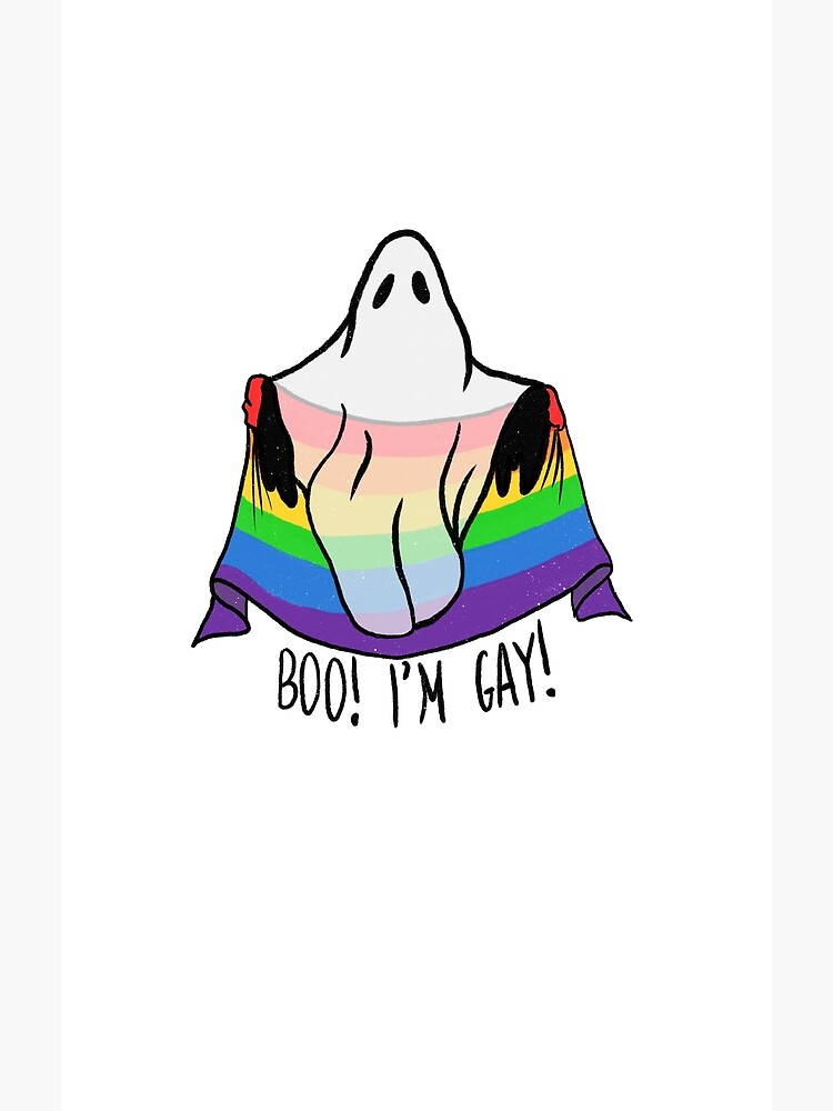 Lgbtq Pride Ghost Poster For Sale By Artbylizzi Redbubble 4181