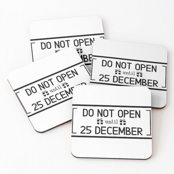 Item preview, Do Not Open Until Christmas 25 December designed and sold by Kerolos Mounir.