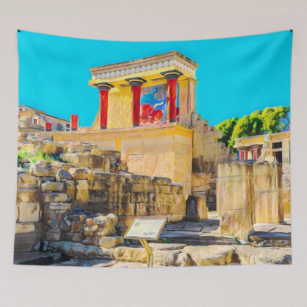 Item preview, Heraklion Vintage Travel designed and sold by Sofia-Draws.