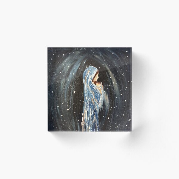 Christmas Night Acrylic Block