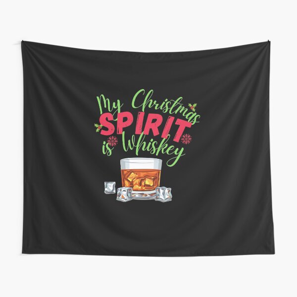 Item preview, My Christmas Spirit is Whiskey! Funny | sarcastic Christmas drinking quote! designed and sold by HROC.