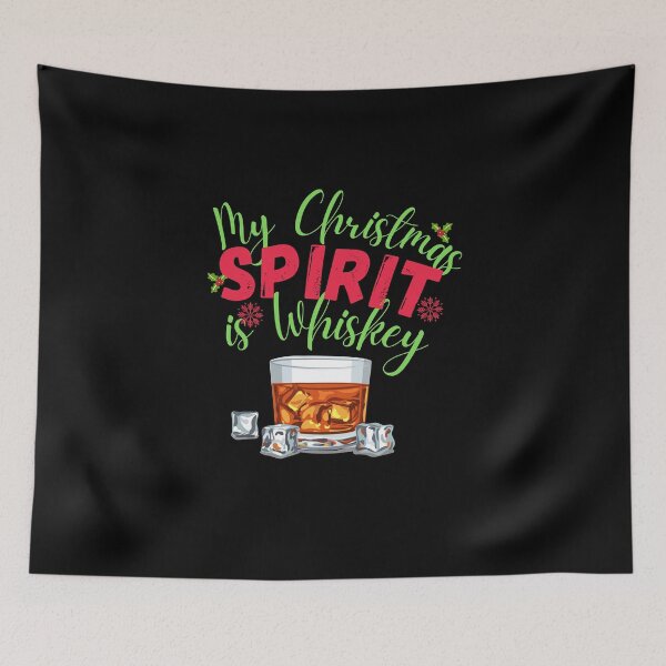 Item preview, My Christmas Spirit is Whiskey! Funny | sarcastic Christmas drinking quote! designed and sold by HROC.