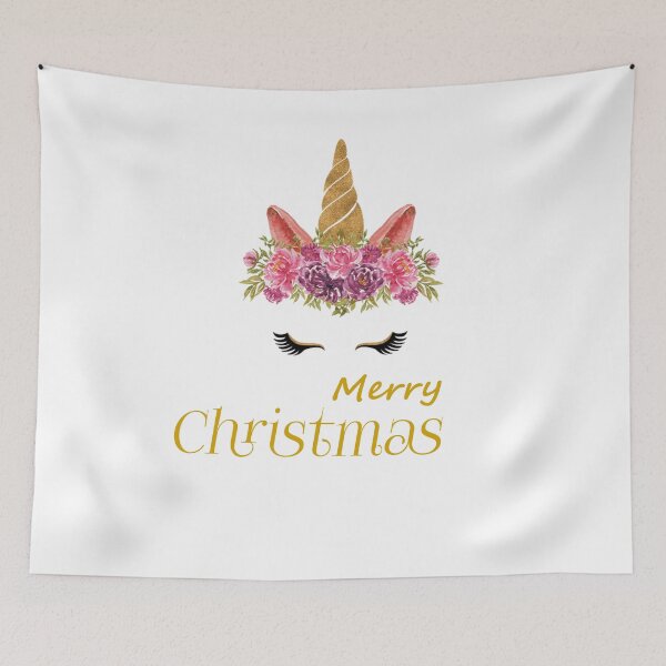 Item preview, Merry Christmas unicorn designed and sold by clothes-world19.