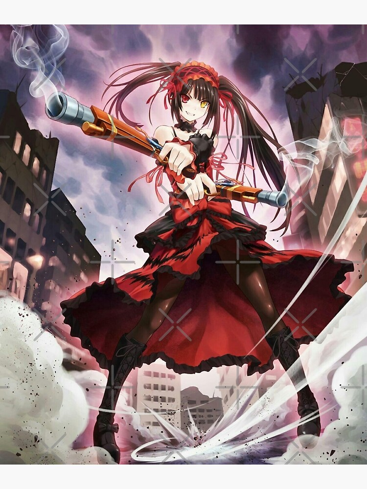  Tina Art Date a live Tokisaki Kurumi Anime Funny Large Framed  Poster with hooks 24x36 INCH: Posters & Prints