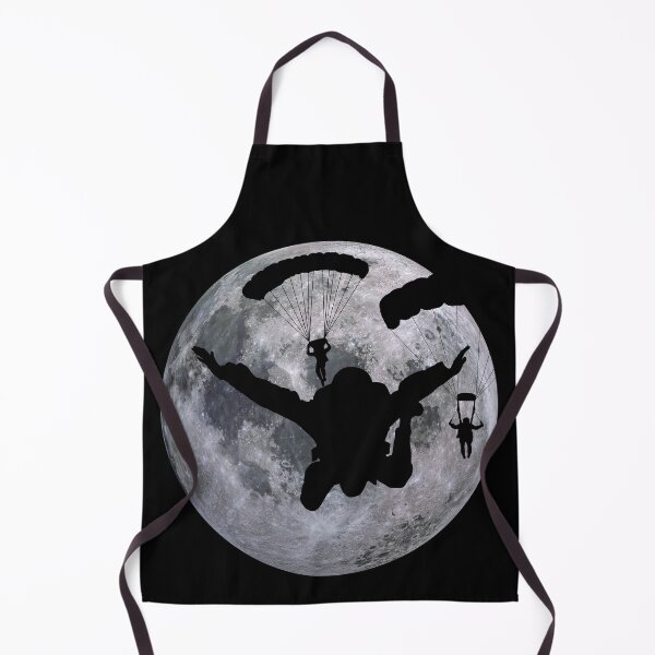 Item preview, Skydive parachuting design of a skydiver and the moon in the background. designed and sold by NobelFashion.