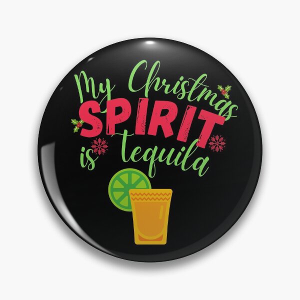 Item preview, My Christmas Spirit is Tequila! Funny | sarcastic Christmas drinking quote! designed and sold by HROC.