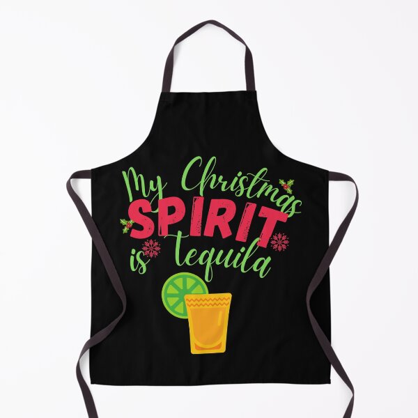 Item preview, My Christmas Spirit is Tequila! Funny | sarcastic Christmas drinking quote! designed and sold by HROC.