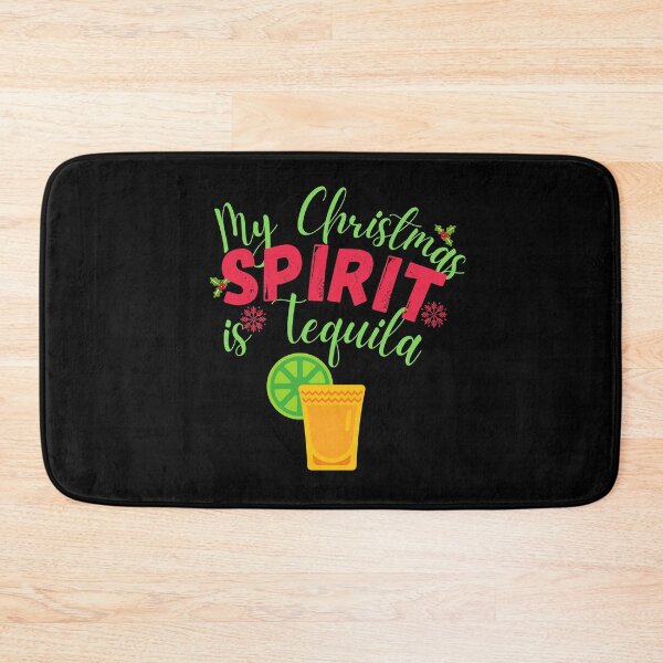 Item preview, My Christmas Spirit is Tequila! Funny | sarcastic Christmas drinking quote! designed and sold by HROC.