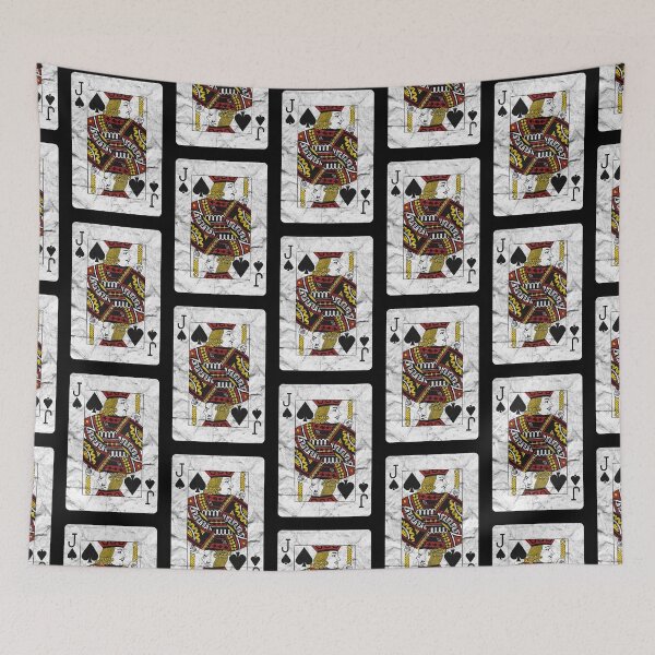 Item preview, Playing Cards Jack Of Spades (distressed design) designed and sold by siggyspatsky.