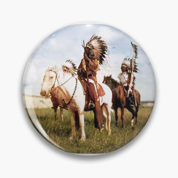 Item preview, Native American chiefs on house back restored photo from 1910 designed and sold by mrtom414.