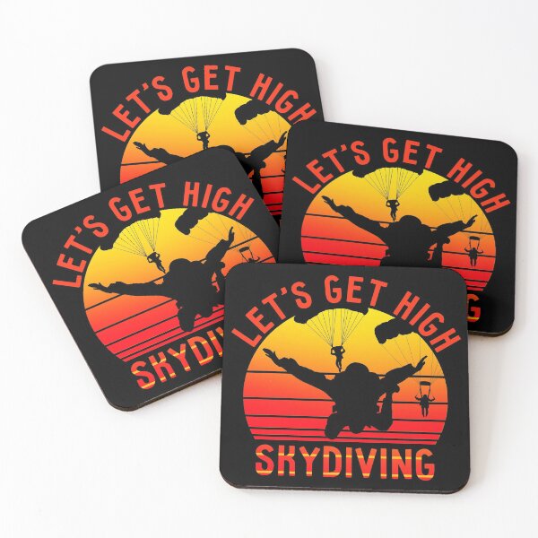 Item preview, Funny skydive design. Let's get high skydiving designed and sold by NobelFashion.
