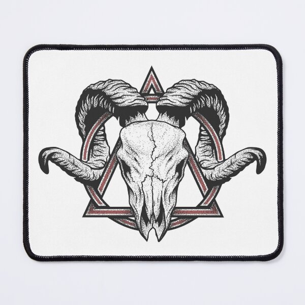 Item preview, Ram Skull With a Geometric Symbol designed and sold by KMLdesign.