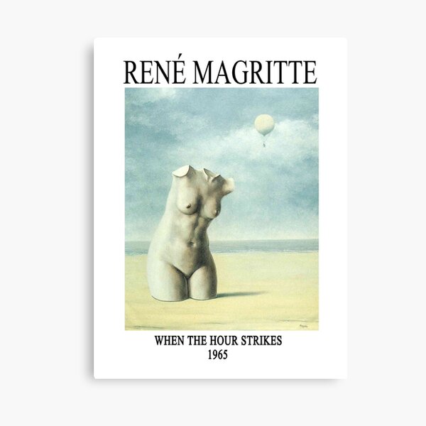 AFFICHE MAGRITTE Impression sur toile