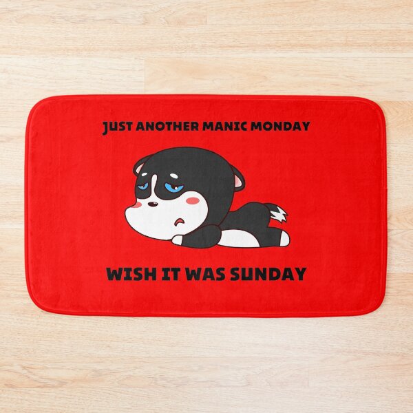 Item preview, Just Another Manic Monday | Husky Dog Quote Design designed and sold by D-Shirt-More.