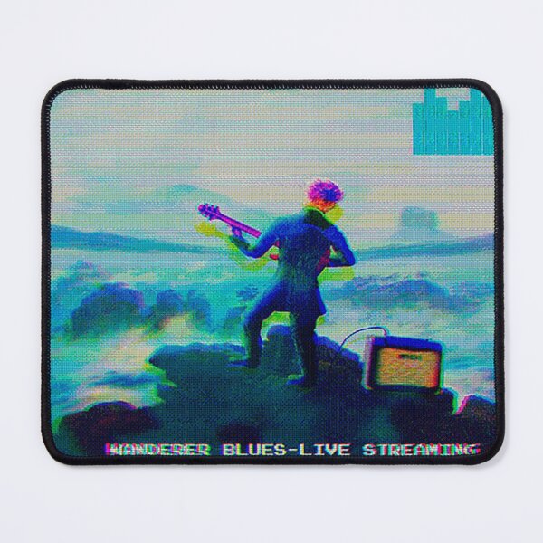 Artikelvorschau, Wanderer Blues Live-Streaming - lustige Pop-Art entworfen und verkauft von Xdelacra.