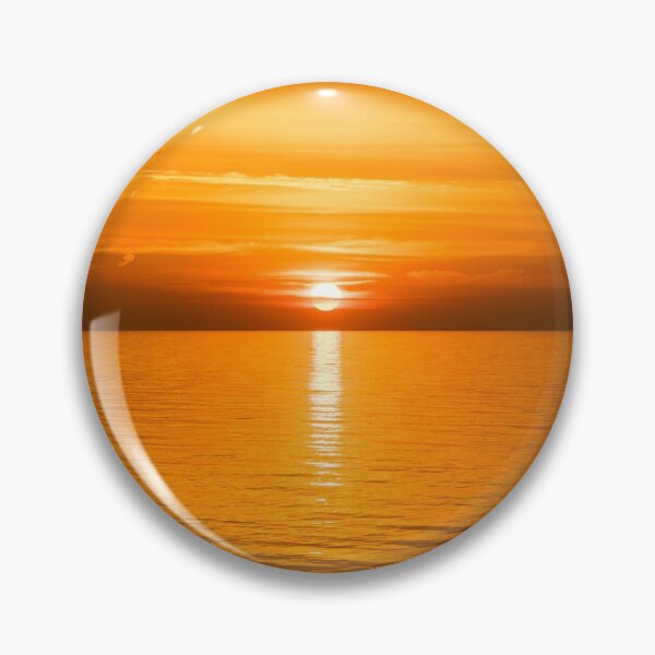 Item preview, Bold Rich Orange - Sundisk Supersymmetry Over Water designed and sold by Georgia Mizuleva.