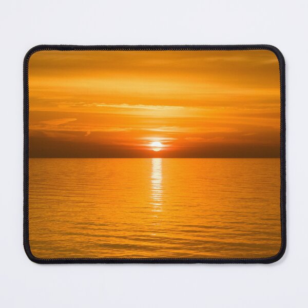Item preview, Bold Rich Orange - Sundisk Supersymmetry Over Water designed and sold by Georgia Mizuleva.