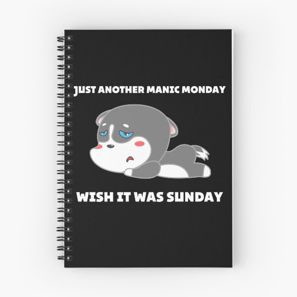 Item preview, Just Another Manic Monday | Husky Dog Lover Quote Design designed and sold by D-Shirt-More.