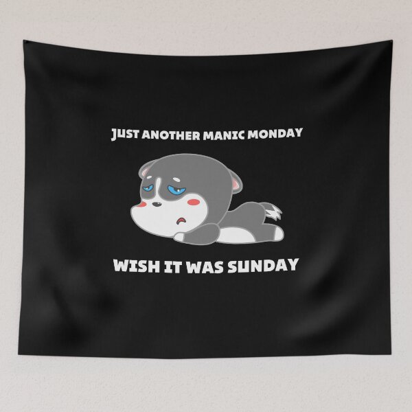 Item preview, Just Another Manic Monday | Husky Dog Lover Quote Design designed and sold by D-Shirt-More.