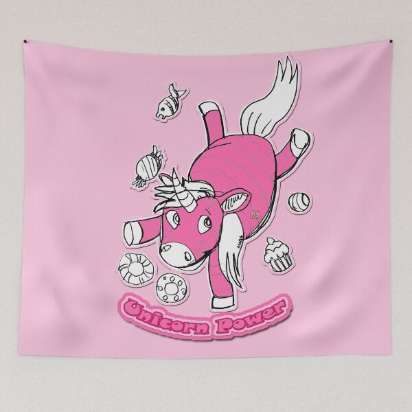 Item preview, Power Of The Unicorn Horse (Original Drawing by ACCI) designed and sold by VanyssaGraphics.