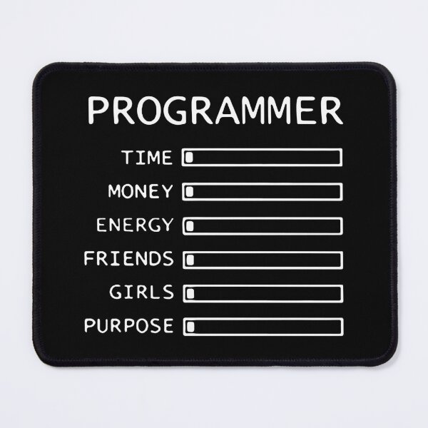 Item preview, Funny Programmer Time Money Energy Friends Girls Purpose Java C++ Choose Your option Python Love Art Design Happy Apparel Essential Inspiration Joy Mood Funny Cat designed and sold by DesignByHeartUK.
