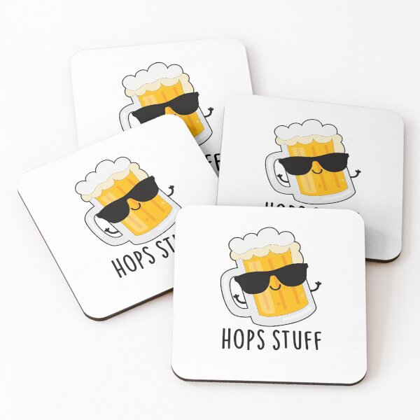 Item preview, Hops Stuff Funny Beer Puns  designed and sold by punnybone.