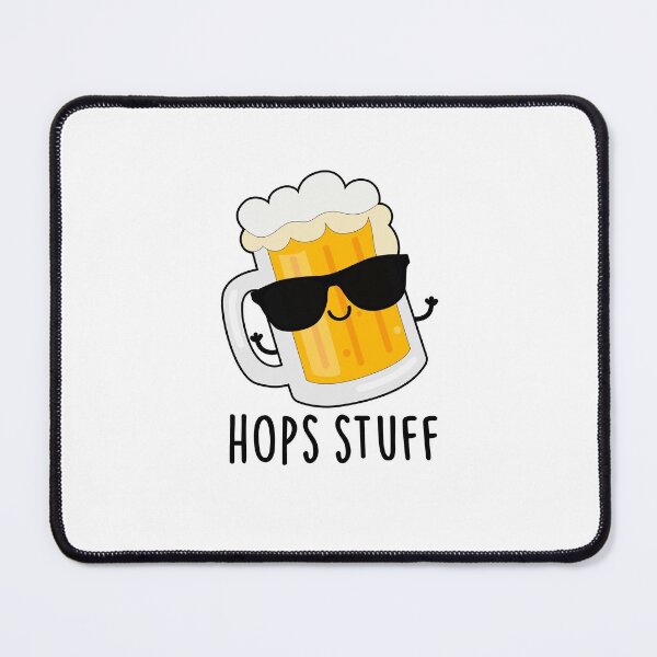 Item preview, Hops Stuff Funny Beer Puns designed and sold by punnybone.