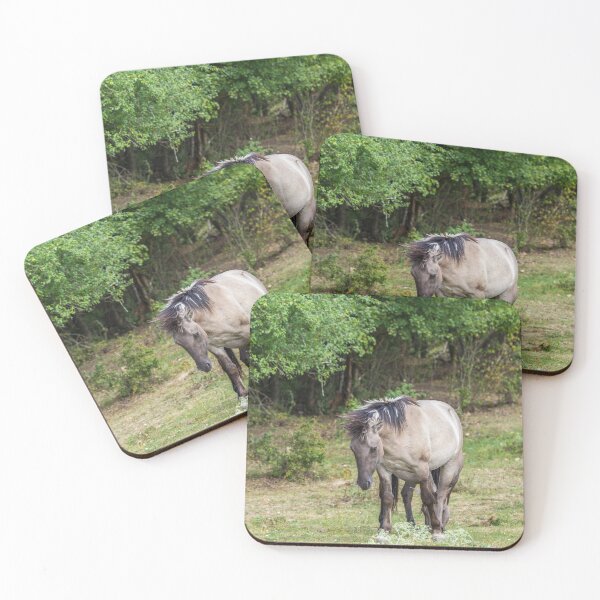 Item preview, Wild horses in the meadow designed and sold by OE993.