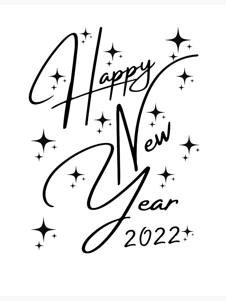 Happy New Year 2022 Greeting Card for Sale by mushtaq105