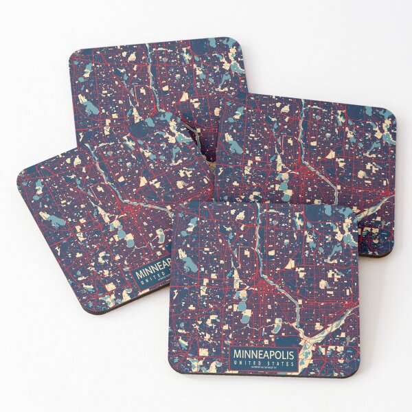 Item preview, Minneapolis City Map of Minnesota, USA - Hope designed and sold by deMAP.