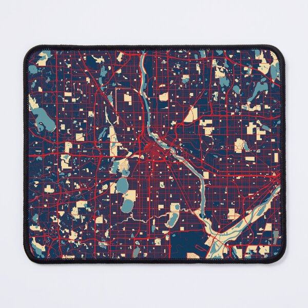 Item preview, Minneapolis City Map of Minnesota, USA - Hope designed and sold by deMAP.