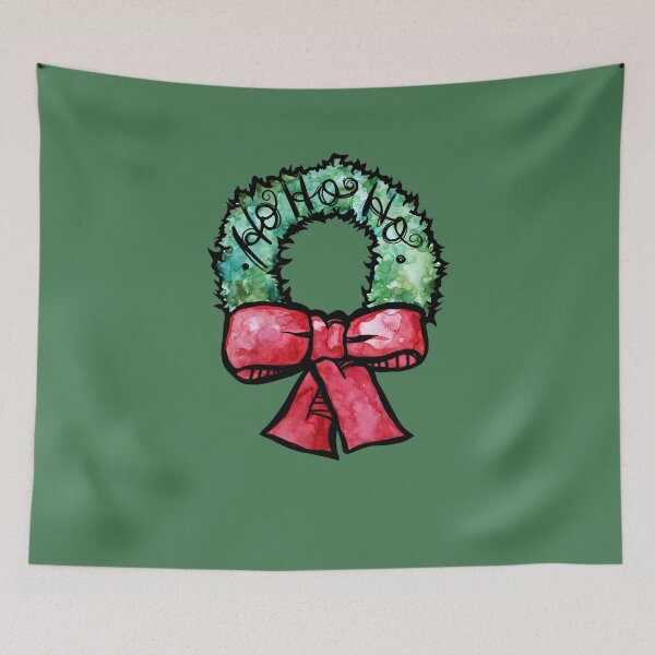 Artikelvorschau, Ho Ho Ho Wreath entworfen und verkauft von FrictionMaxxing.