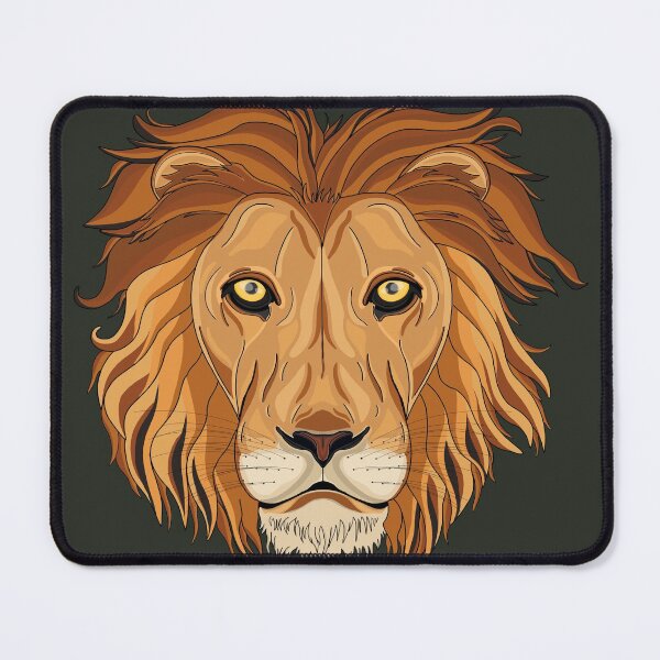 Item preview, Lion head designed and sold by Purplepugprints.