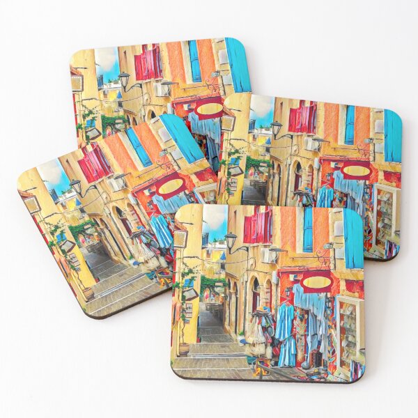 Item preview, Streets of Chania designed and sold by Sofia-Draws.
