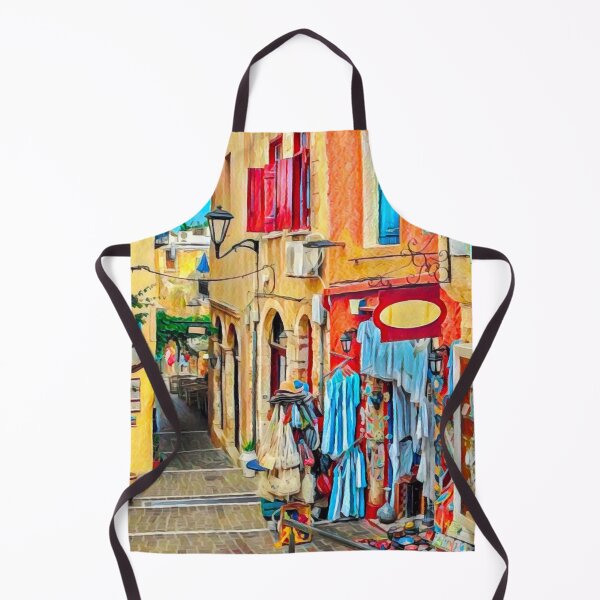 Item preview, Streets of Chania designed and sold by Sofia-Draws.