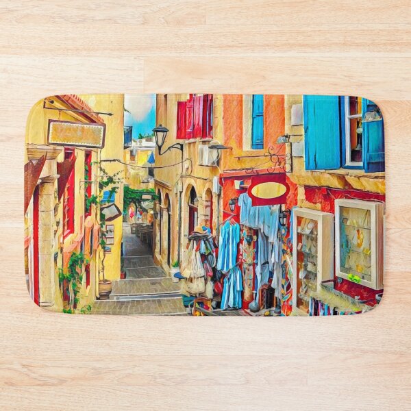 Item preview, Streets of Chania designed and sold by Sofia-Draws.