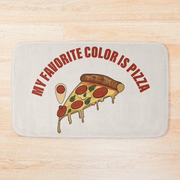 Item preview, My Favorite Color is Pizza designed and sold by DESIGNNATS.