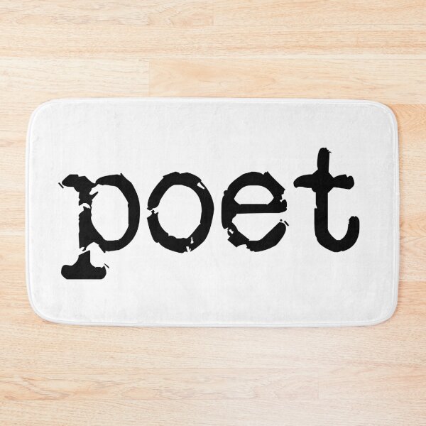 Item preview, poet in black designed and sold by TeaRoseWriter.