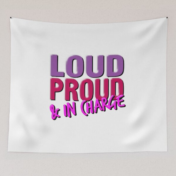 Item preview, Loud, Proud & In Charge designed and sold by Capputeeno.