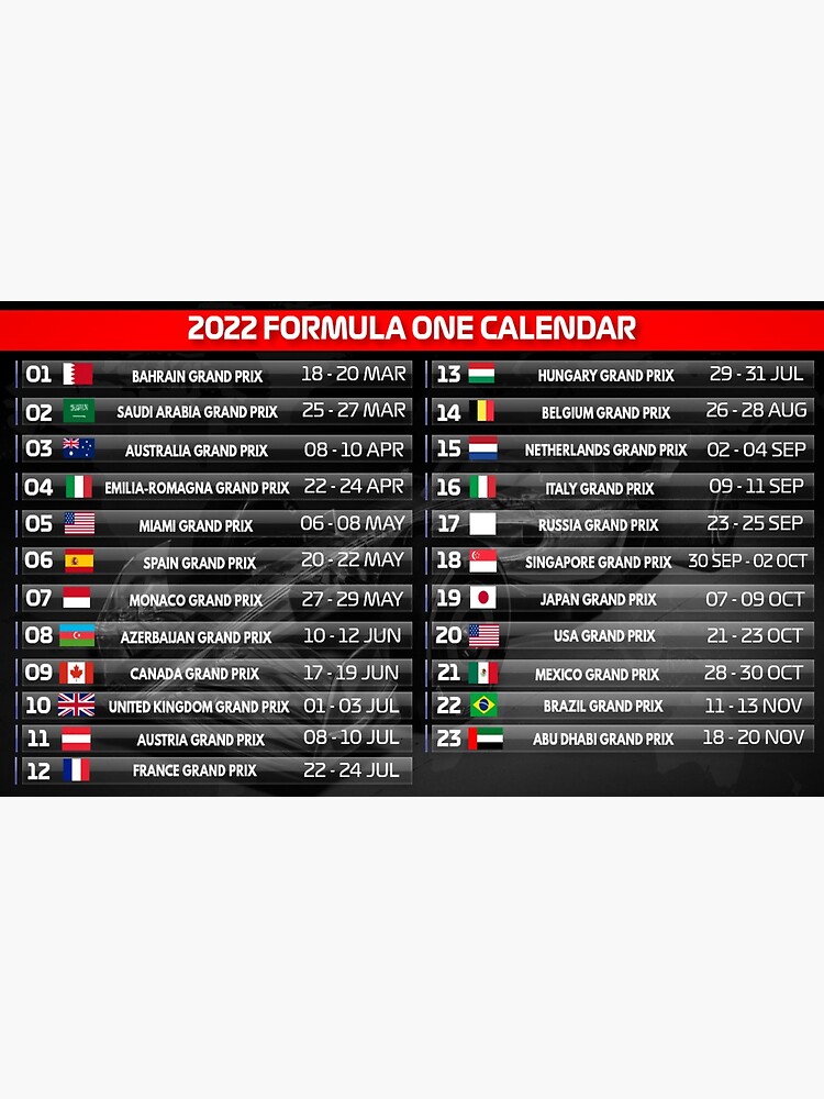 L mina Fotogr fica Calendario F1 2022 Todas Las Pistas De Khalil is l-mina-fotogr-fica-calendario-f1-2022-todas-las-pistas-de-khalil-is