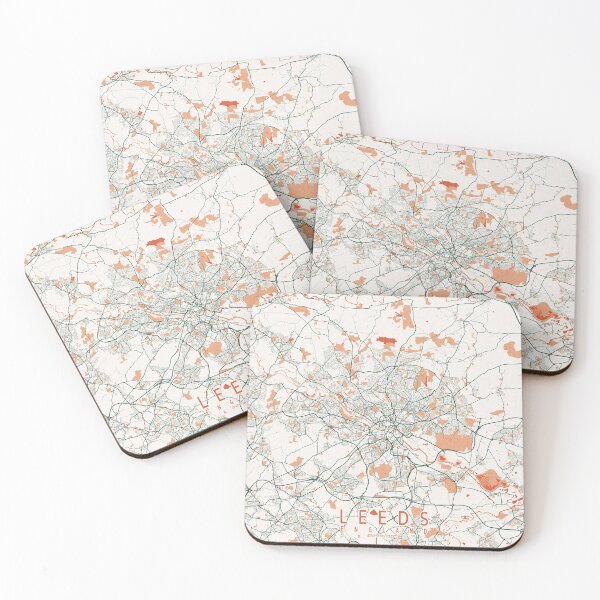Item preview, Leeds City Map of England - Bohemian designed and sold by deMAP.
