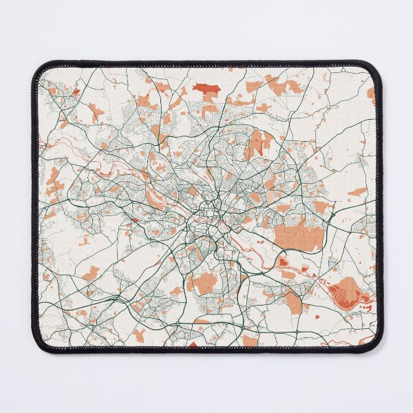 Item preview, Leeds City Map of England - Bohemian designed and sold by deMAP.