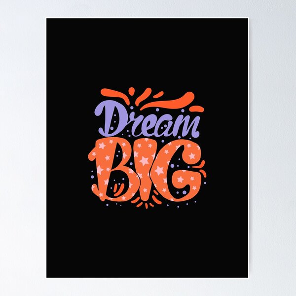 Item preview, DREAM BIG AND MAKE IT HAPPEN designed and sold by FbCreative.
