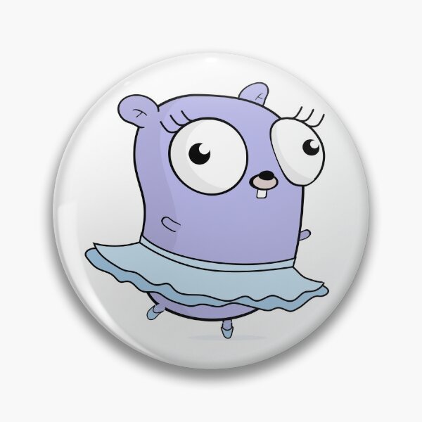 Item preview, Golang Gopher Dancing Ballet designed and sold by cookieandcode.