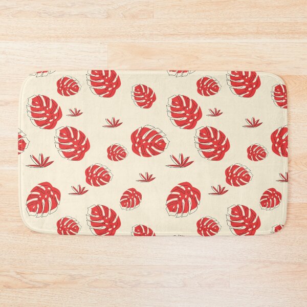 Item preview, red color leaves patterns designed and sold by Tootstot.