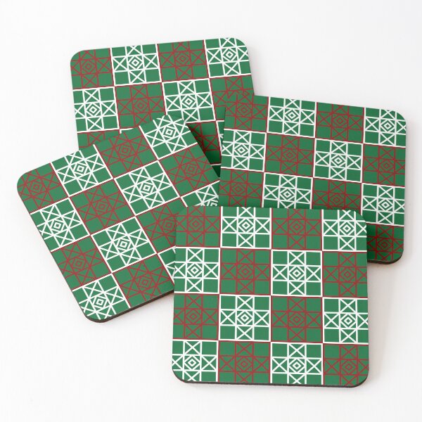 Item preview, Geometric Patterned Christmas Plaid designed and sold by Designs By YL.