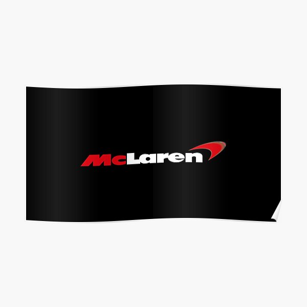 McLaren racing logo Poster