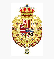 Coat of Arms of Spain under King Philip V Photographic Print