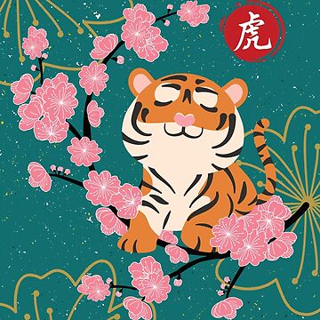 Chinese Zodiac Tiger 2022 Year Of The Tiger Scarf for Sale by taogiauco